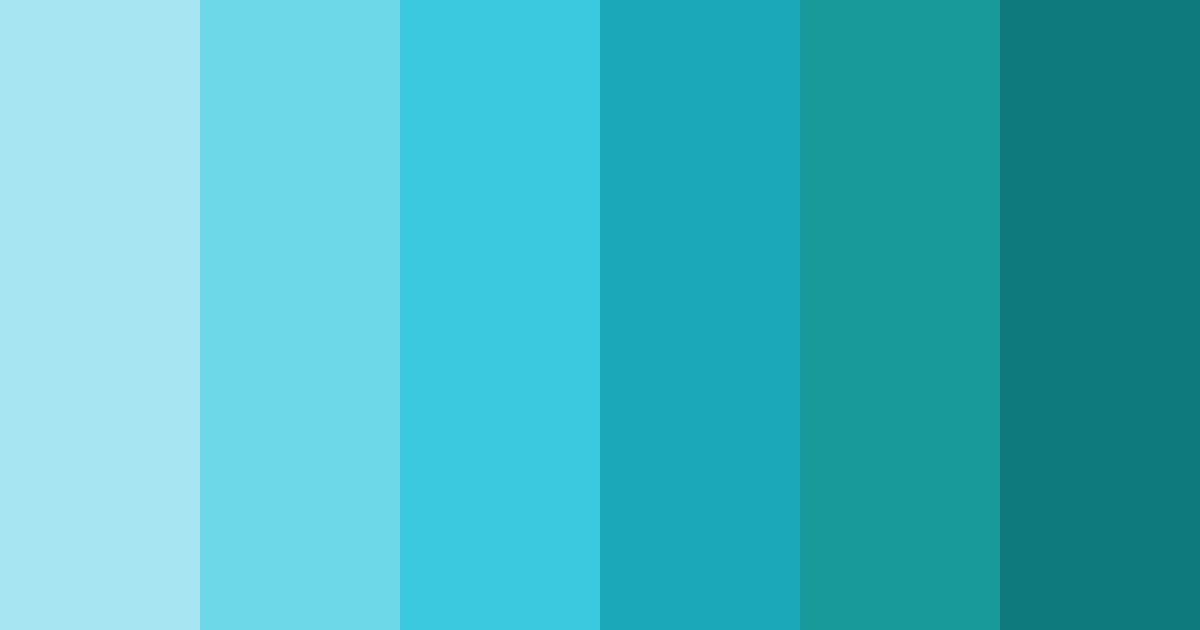 Download aqua horizon color palette PNG image (landscape)