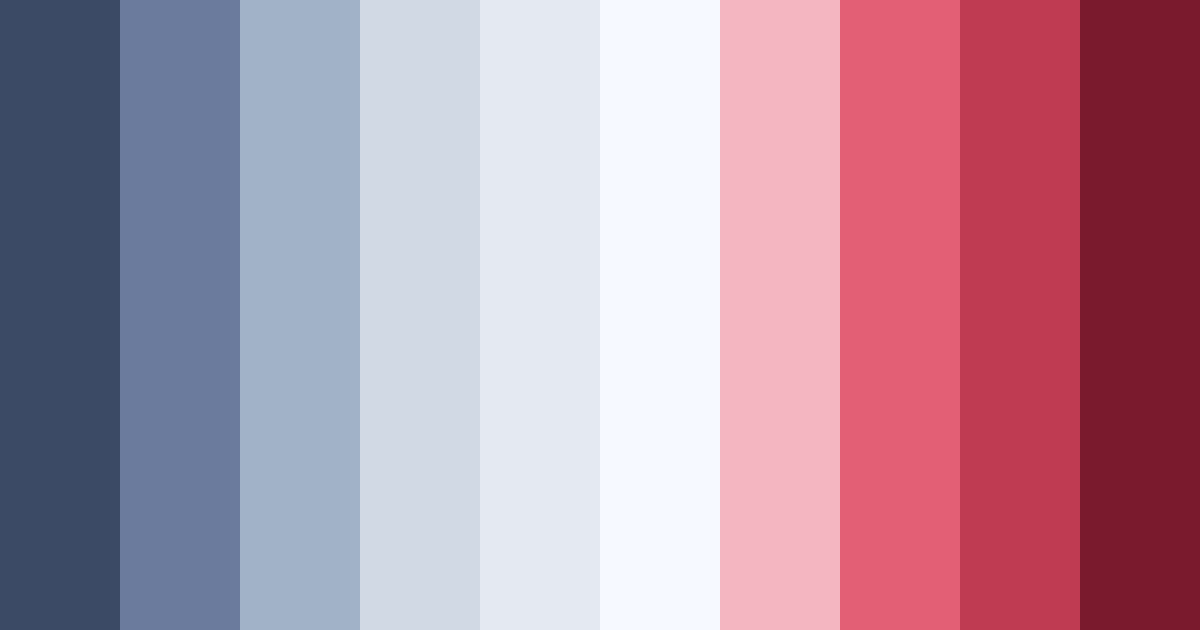 Download shades of blue color palette PNG image (landscape)