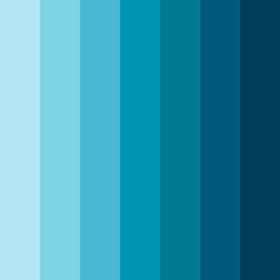 Download aqua surge color palette PNG image (square)