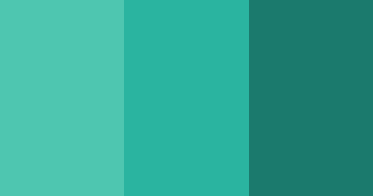 Download tropical serenity color palette PNG image (landscape)