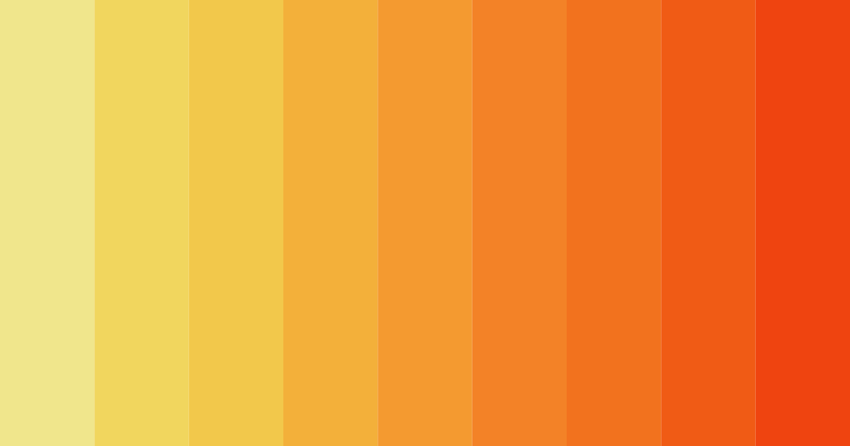 Download golden ember sunset color palette PNG image (landscape)