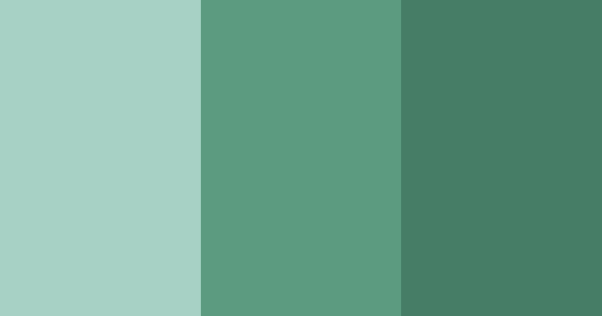 Download teal tranquility color palette PNG image (landscape)