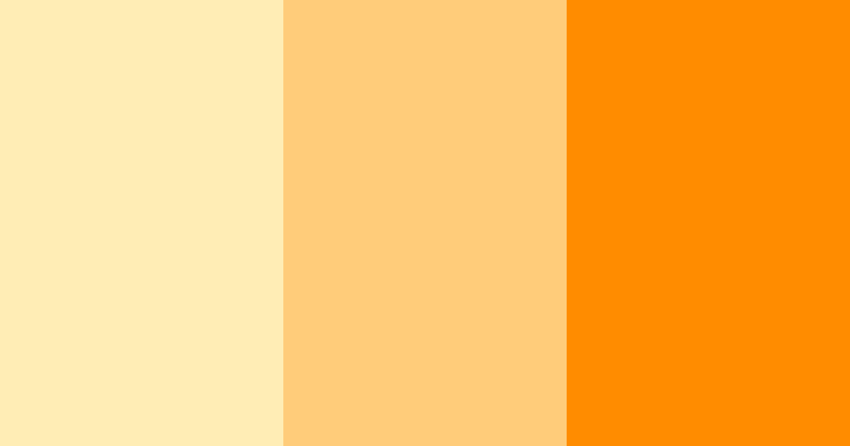 Download sunny citrus burst color palette PNG image (landscape)