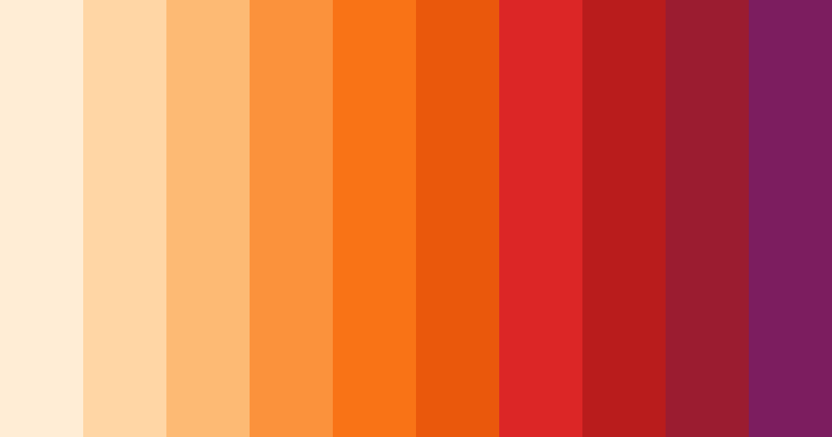 Download autumn ember elegance color palette PNG image (landscape)