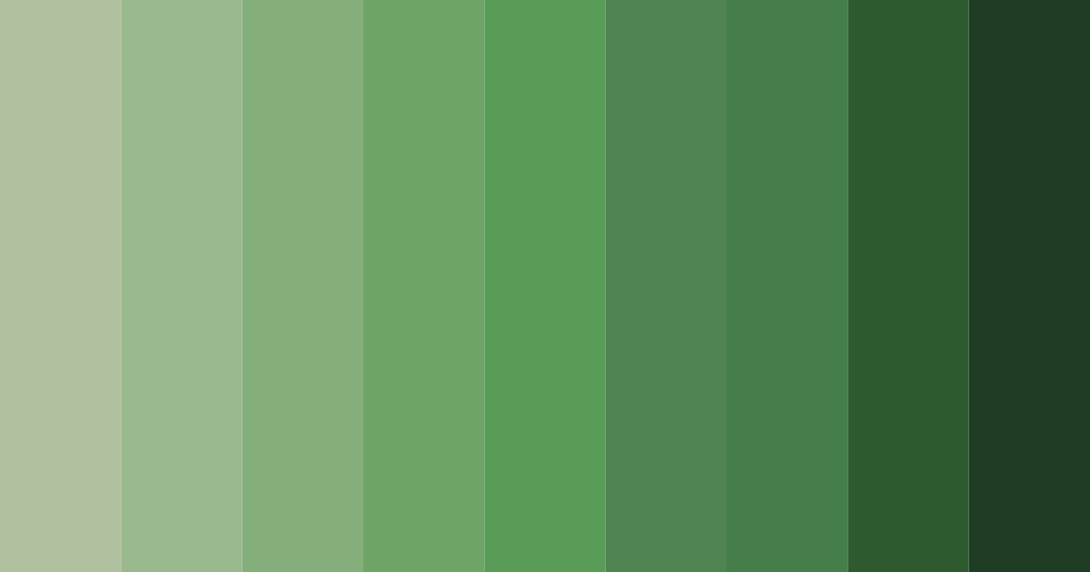 Download emerald grove color palette PNG image (landscape)