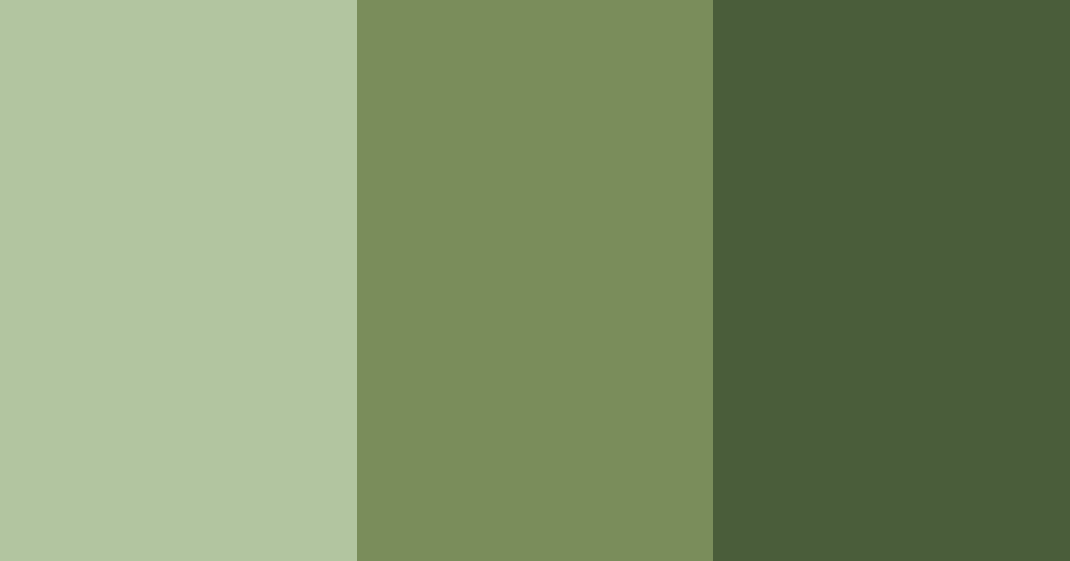 Download whispering forest color palette PNG image (landscape)