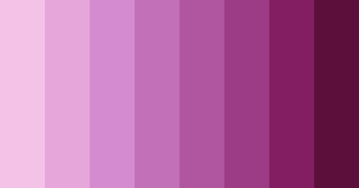 Download pink shades color palette PNG image (landscape)