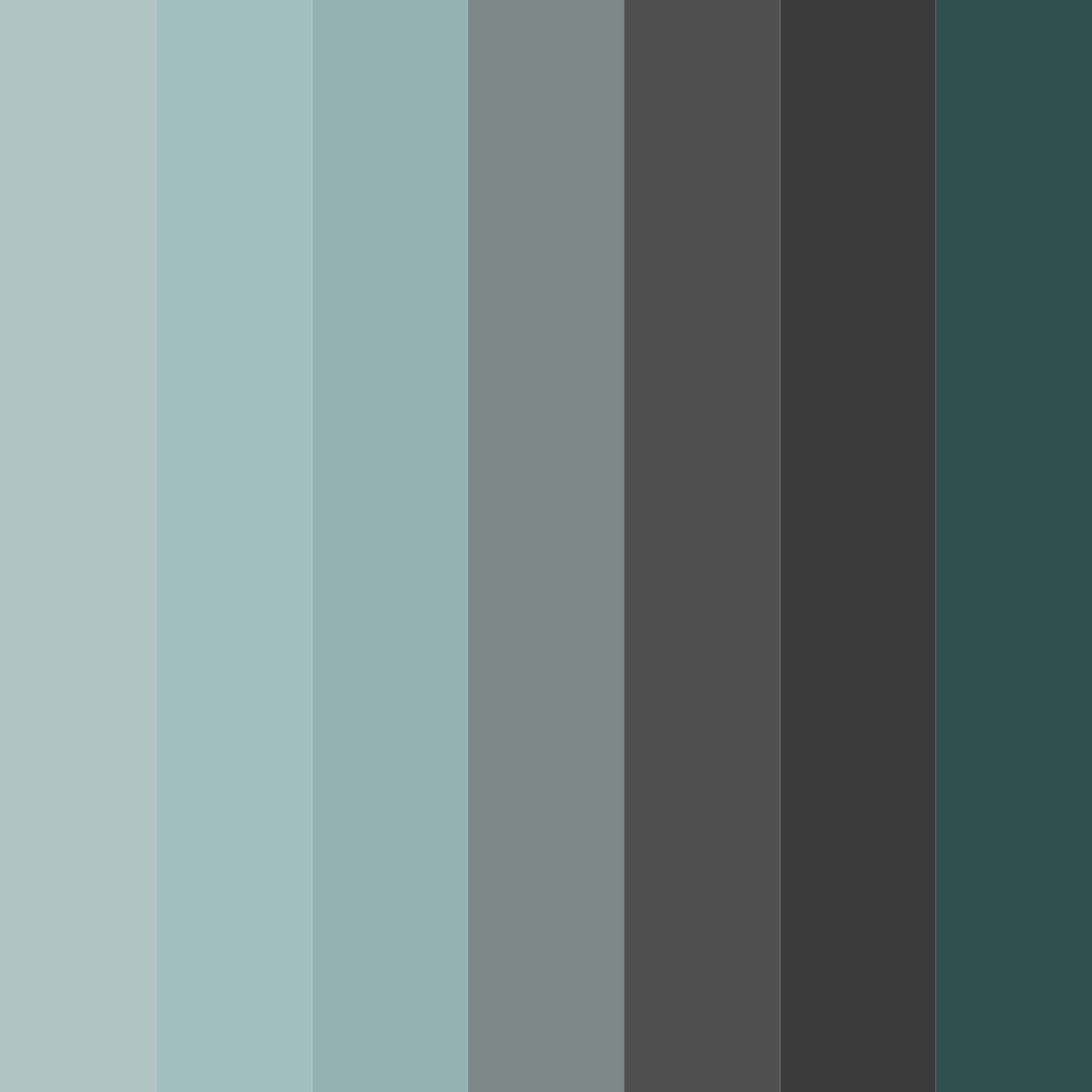Download shades of gray color palette PNG image (square)