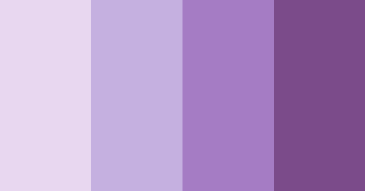 Download whispers of wisteria color palette PNG image (landscape)