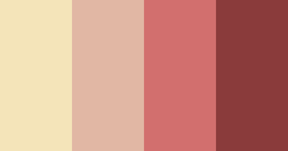 Download desert rosewood color palette PNG image (landscape)