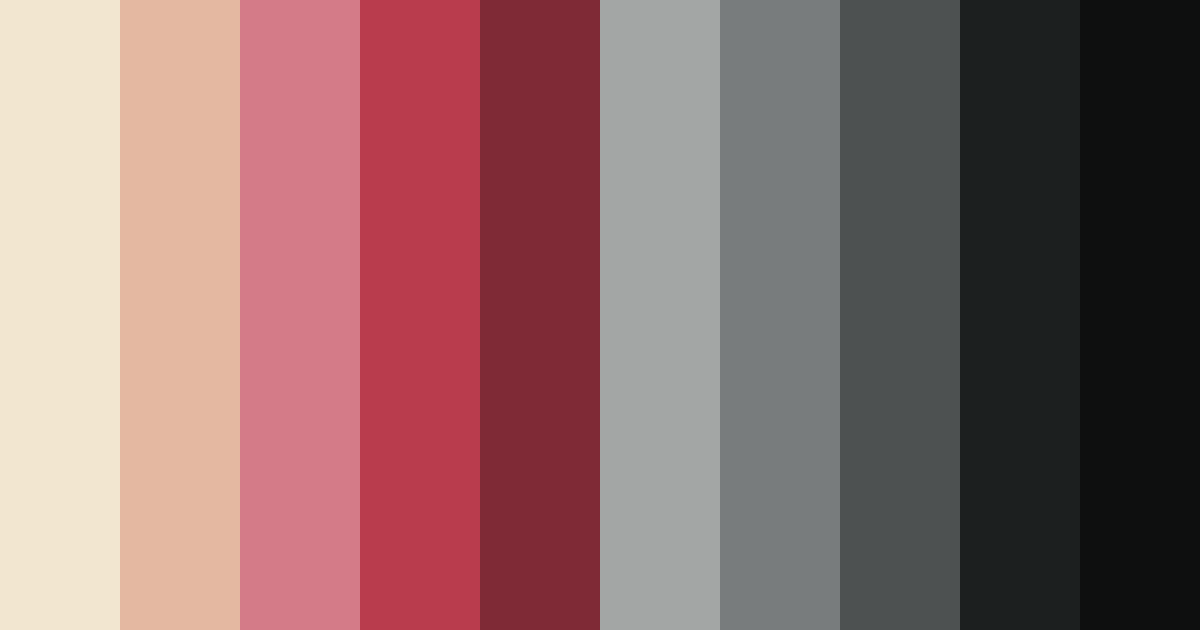 Download midnight elegance color palette PNG image (landscape)