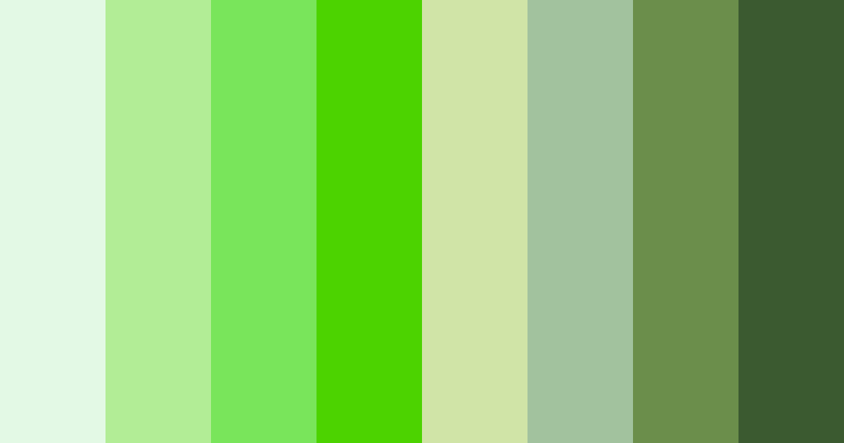 Download sunlit verdancy color palette PNG image (landscape)