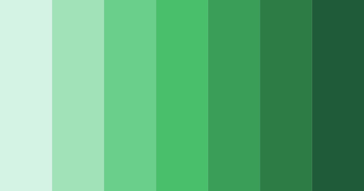 Download verdant summer grove color palette PNG image (landscape)