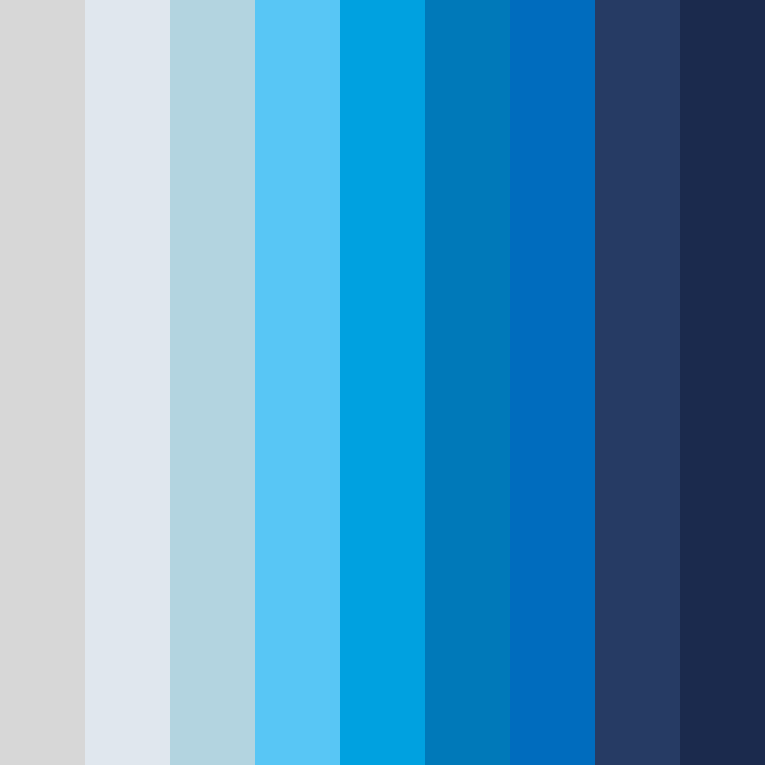 Download oceanic harmony color palette PNG image (square)