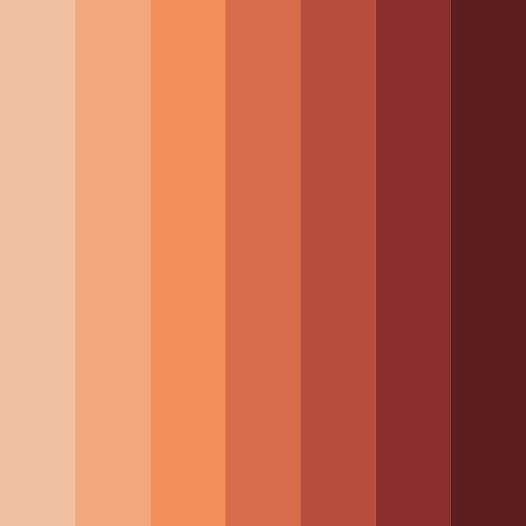 Download ronny's rustic ember color palette PNG image (square)
