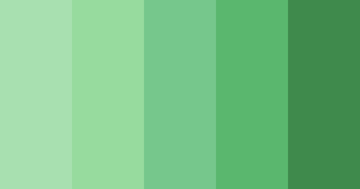 Download green apple color palette PNG image (landscape)