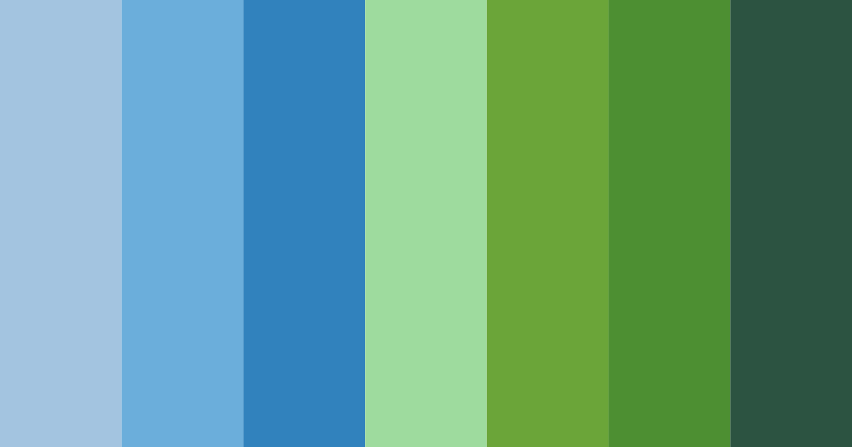 Download blue green dream color palette PNG image (landscape)