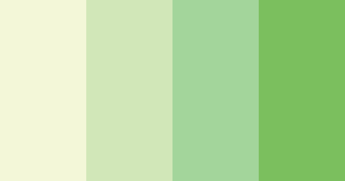 Download verdant awakening color palette PNG image (landscape)