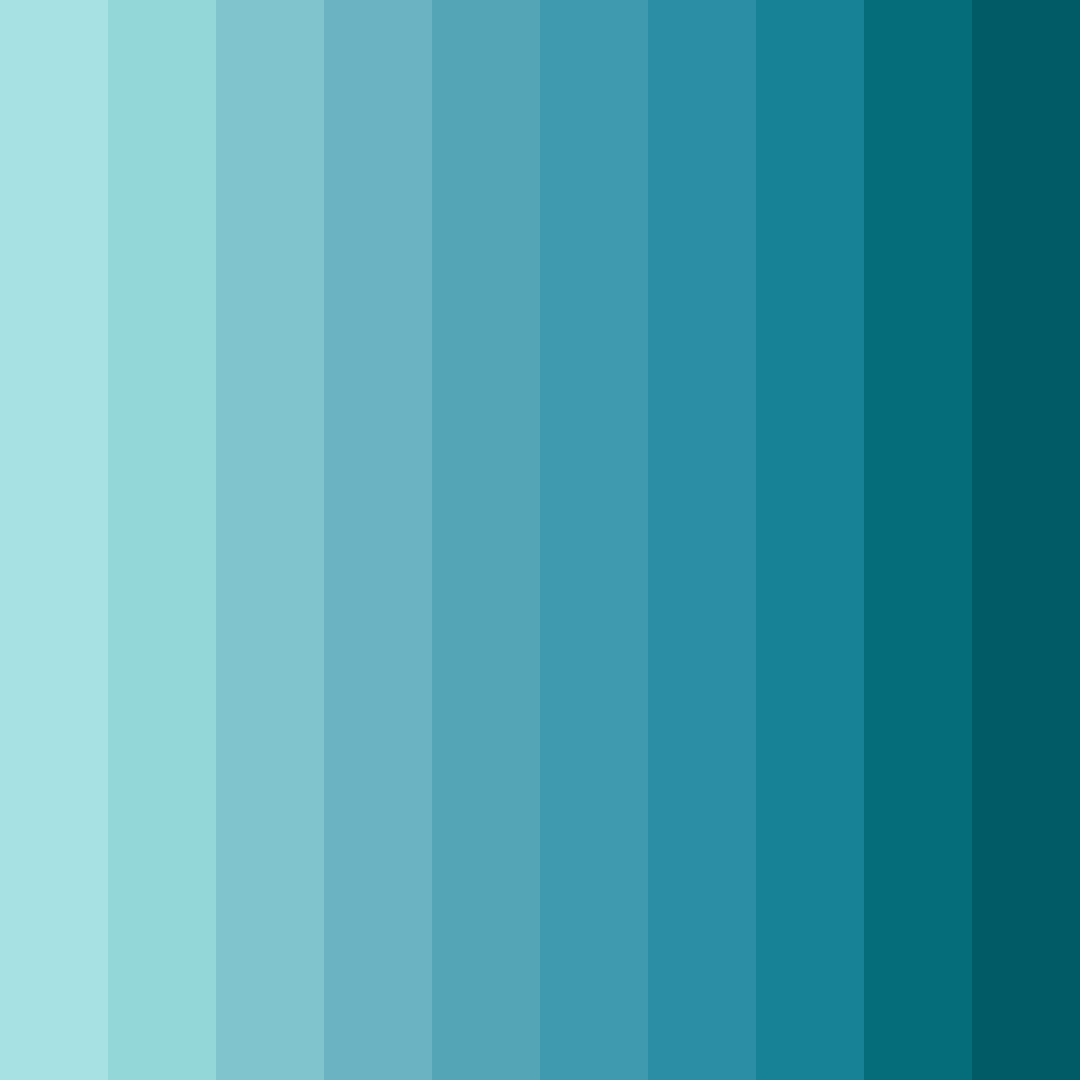 Download oceanic serenity color palette PNG image (square)