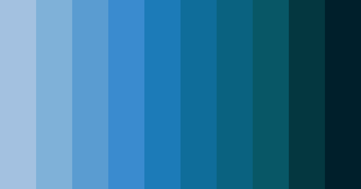 Download azure depths color palette PNG image (landscape)