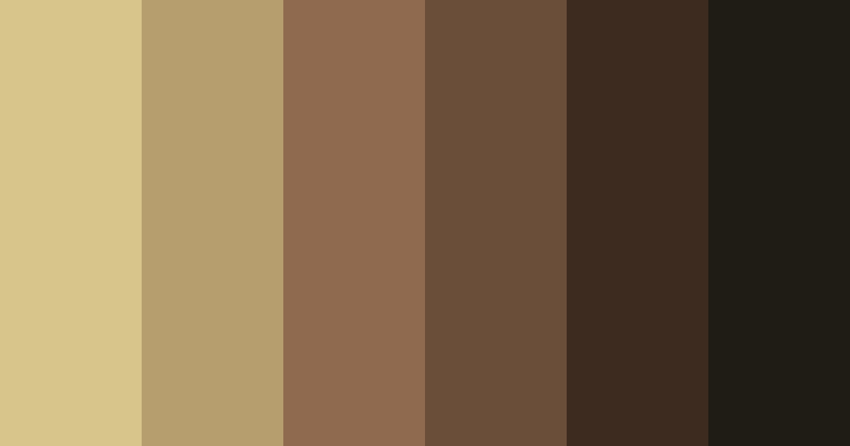Download warm brown color palette PNG image (landscape)