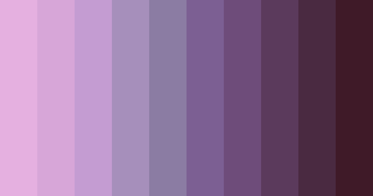 Download purple cozmic color palette PNG image (landscape)