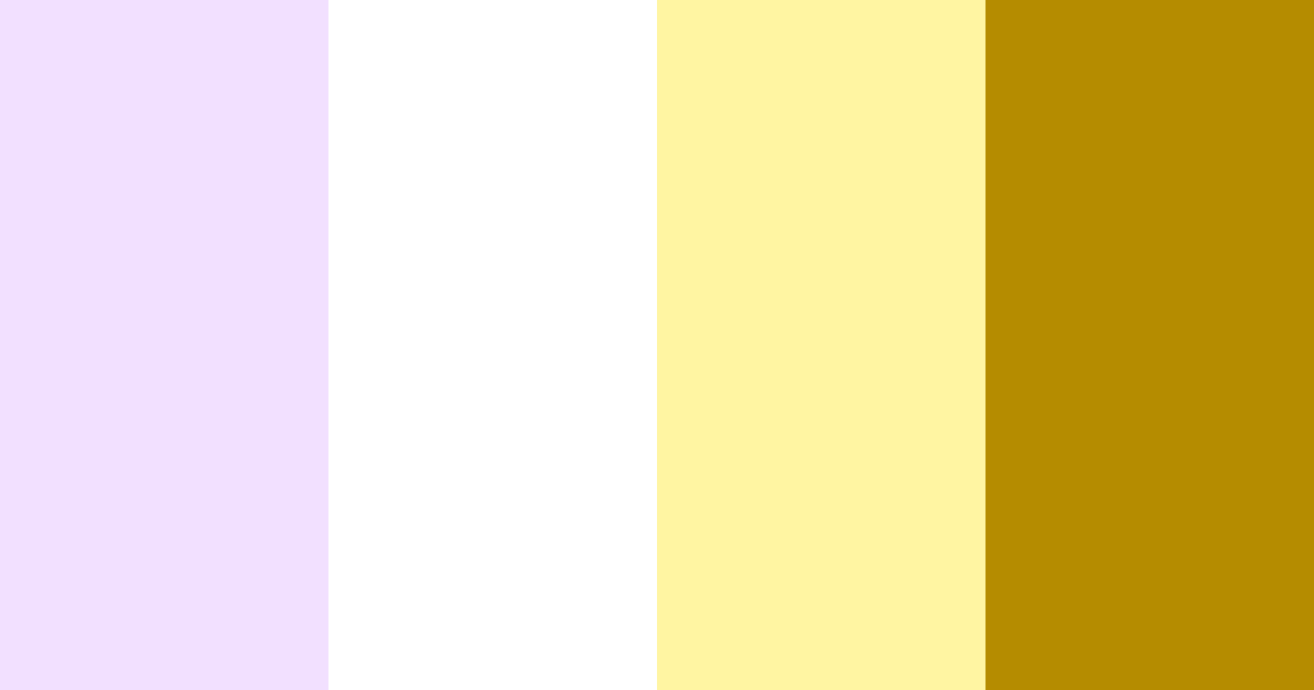 Download purple white yellow color palette PNG image (landscape)
