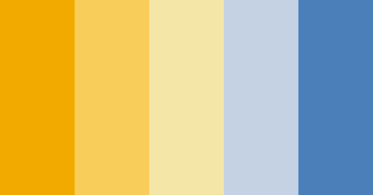 Download sunny serenity color palette PNG image (landscape)