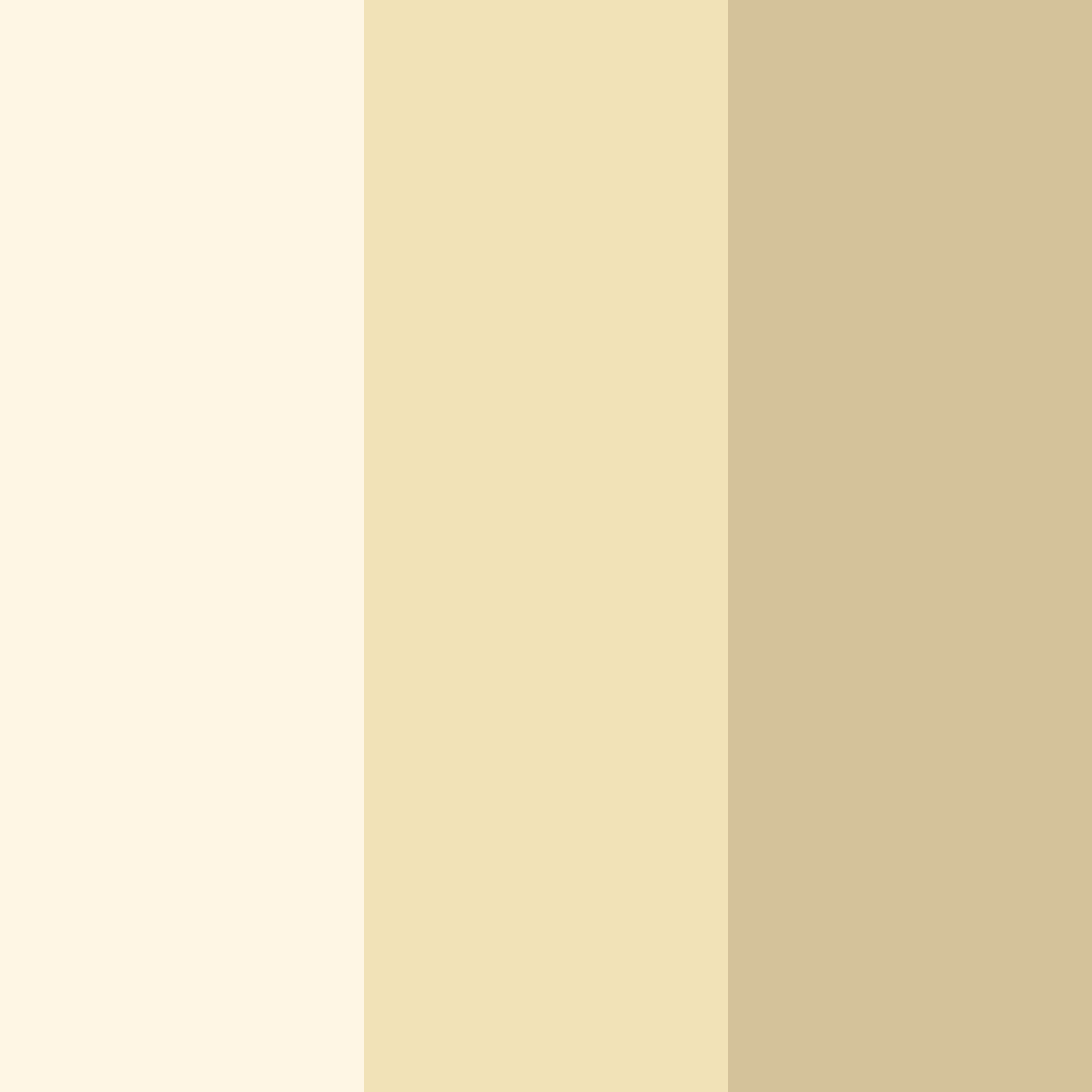 Download golden whisper color palette PNG image (square)