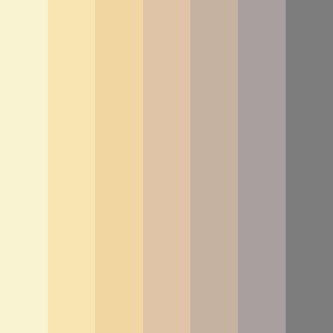Download light yellow gray color palette PNG image (square)