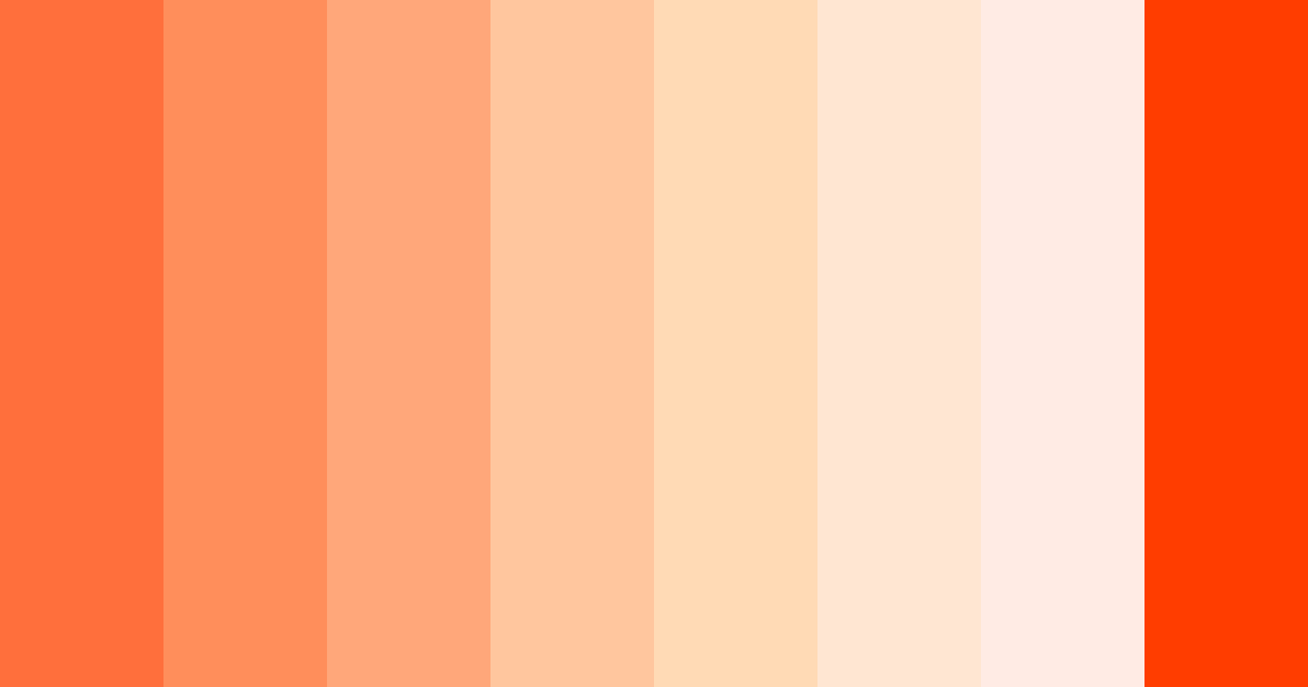 Download warm orange color palette PNG image (landscape)
