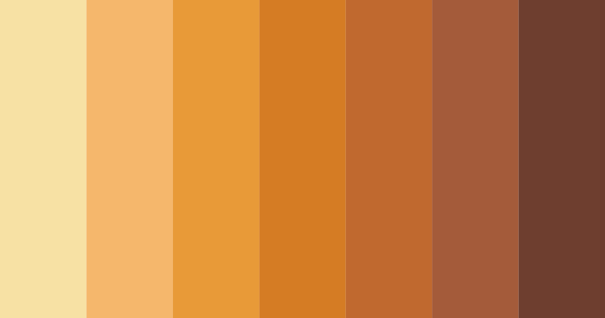 Download autumn orange color palette PNG image (landscape)