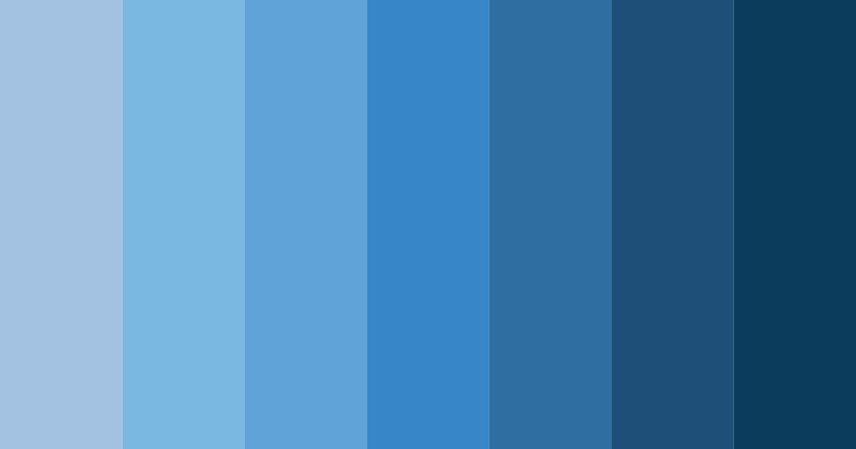 Download azure symphony color palette PNG image (landscape)