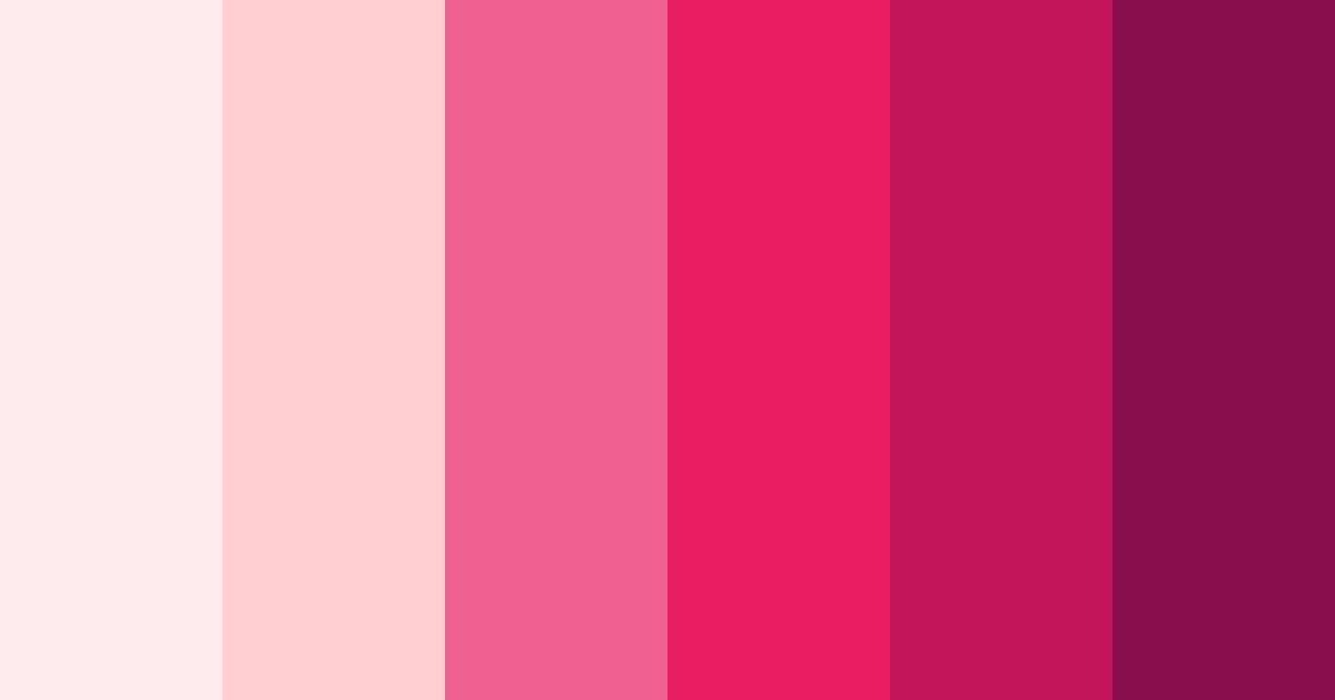 Download blushing boudoir color palette PNG image (landscape)