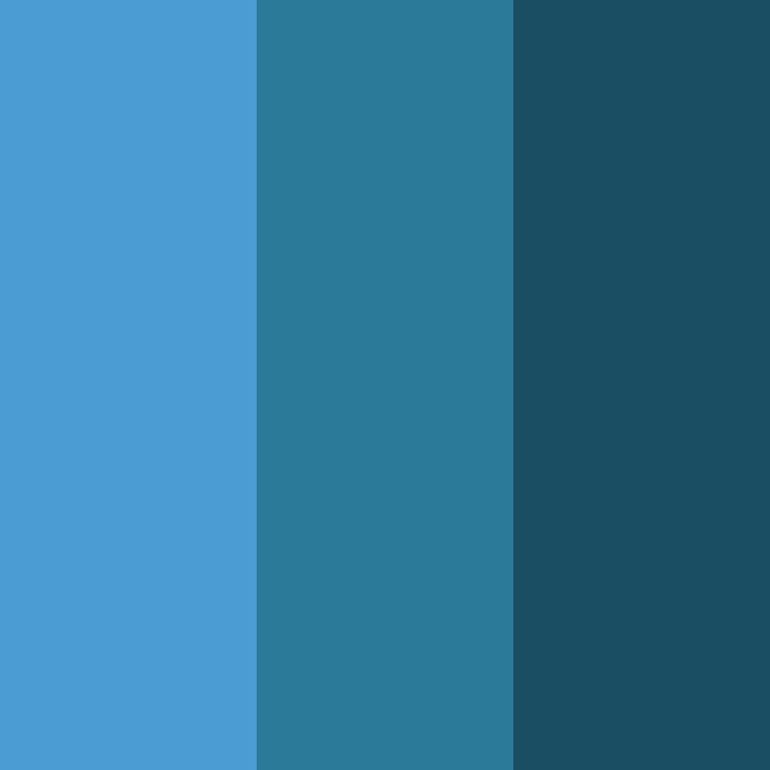 Download midnight blue shades color palette PNG image (square)