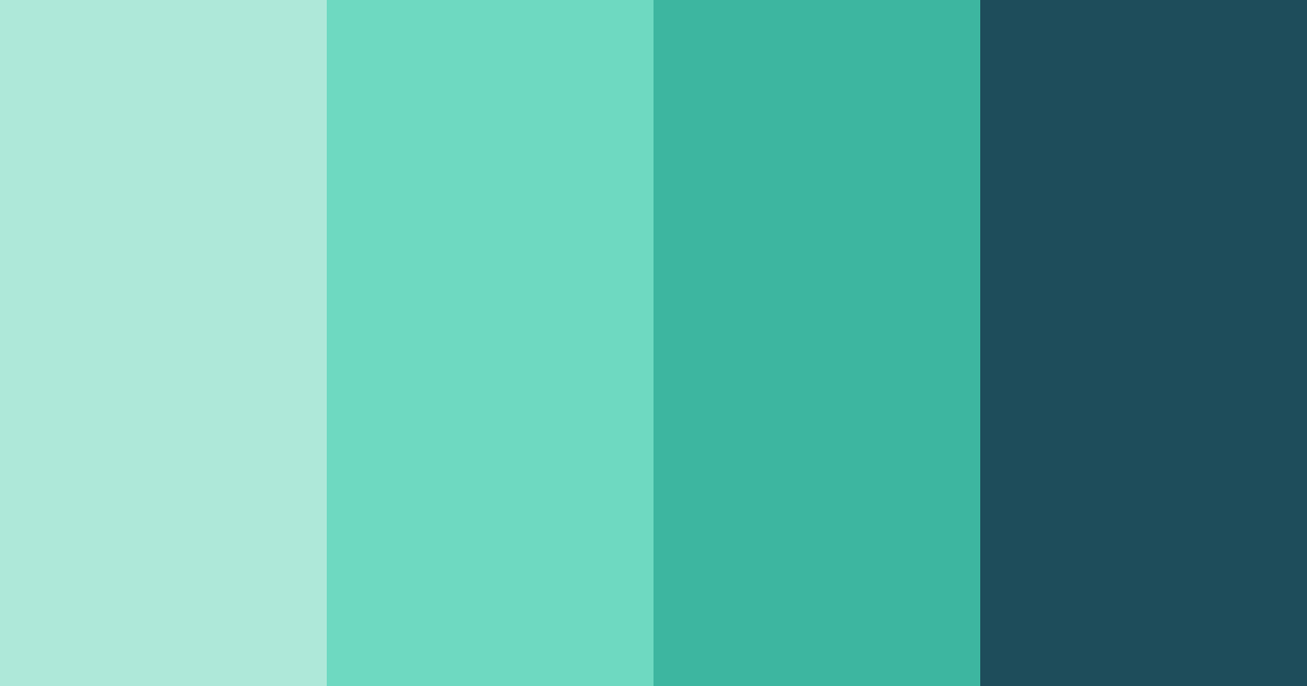 Download turquoise melon breeze color palette PNG image (landscape)