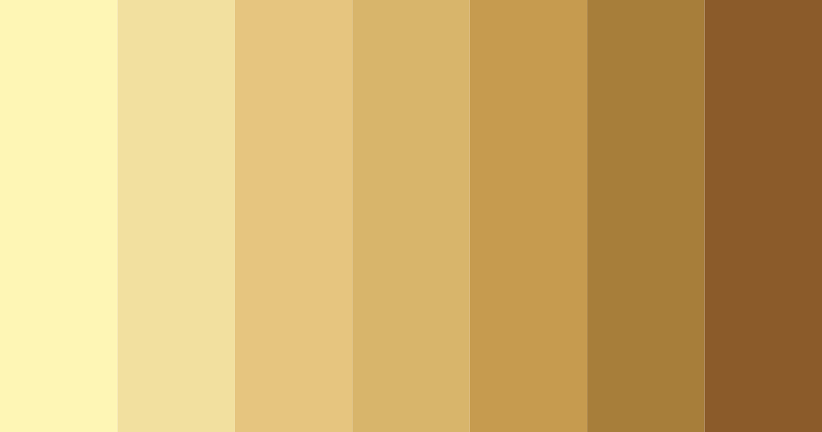 Download golden earthtones color palette PNG image (landscape)