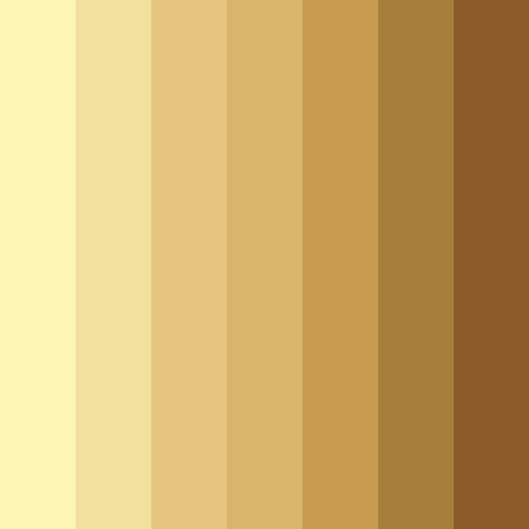 Download golden earthtones color palette PNG image (square)