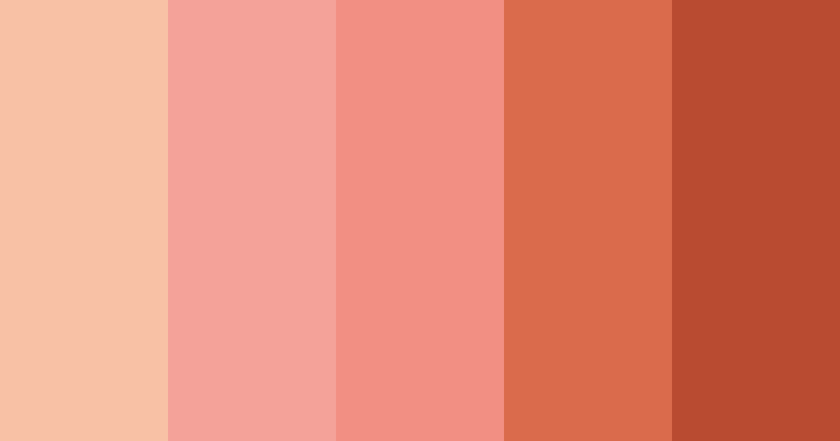 Download peach blossom dream color palette PNG image (landscape)