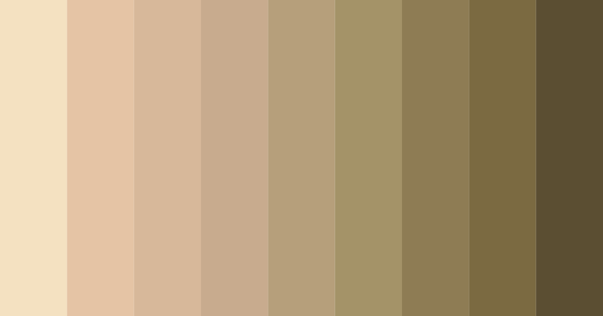 Download light brown color palette PNG image (landscape)
