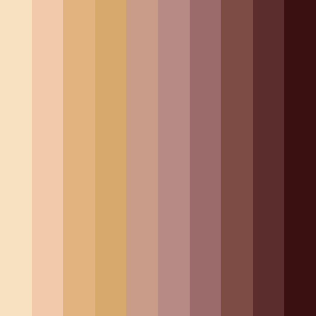 Download soft brown color palette PNG image (square)