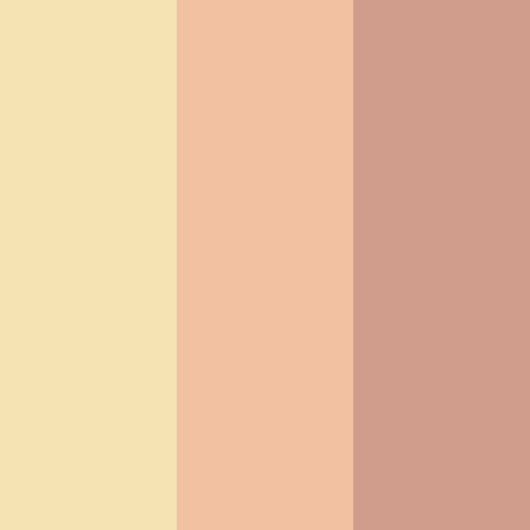 Download peach paris color palette PNG image (square)