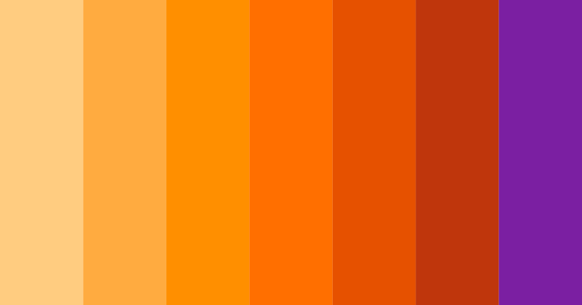 Download sunset serenade color palette PNG image (landscape)