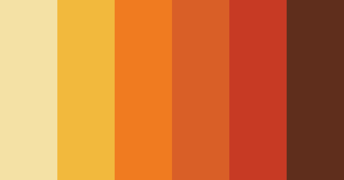 Download autumn's ember color palette PNG image (landscape)