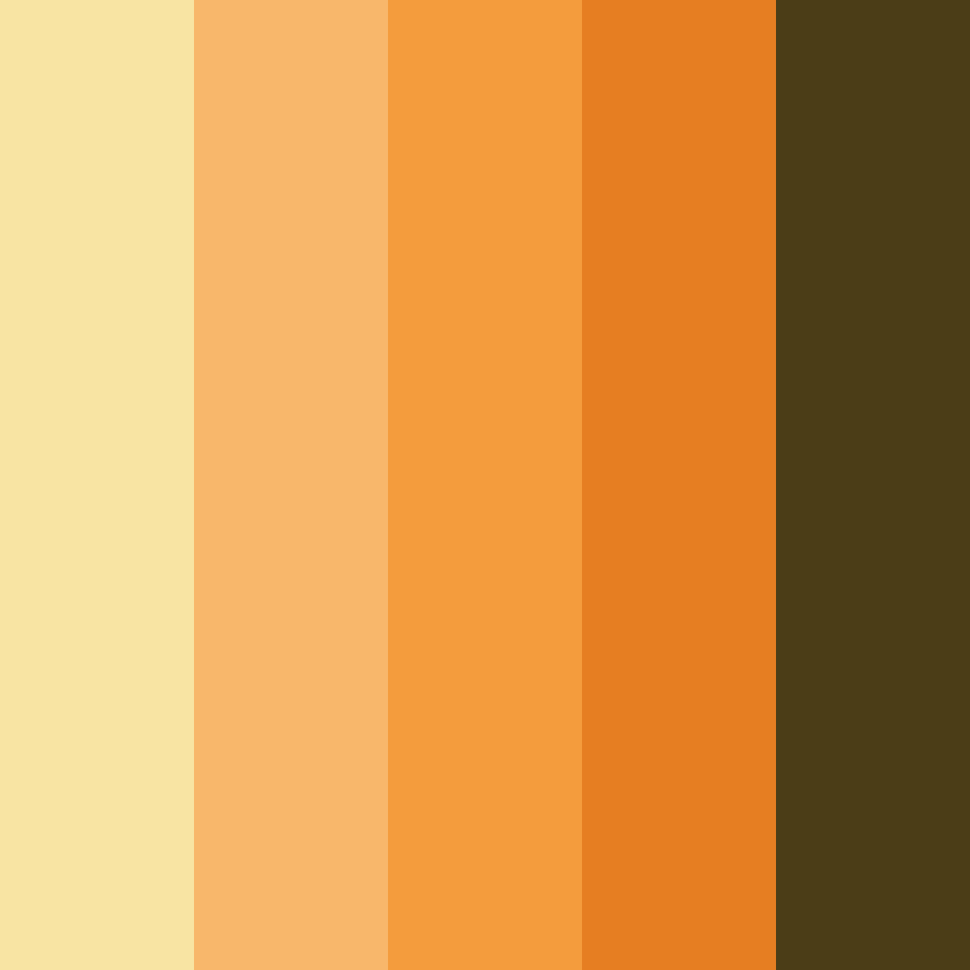 Download orange nightshade color palette PNG image (square)