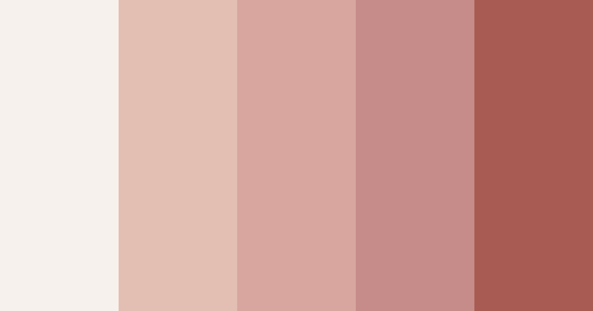 Download blush blossom color palette PNG image (landscape)