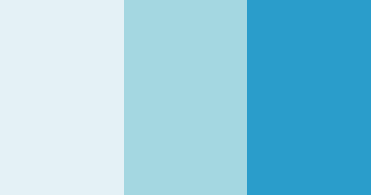 Download light blue business color palette PNG image (landscape)