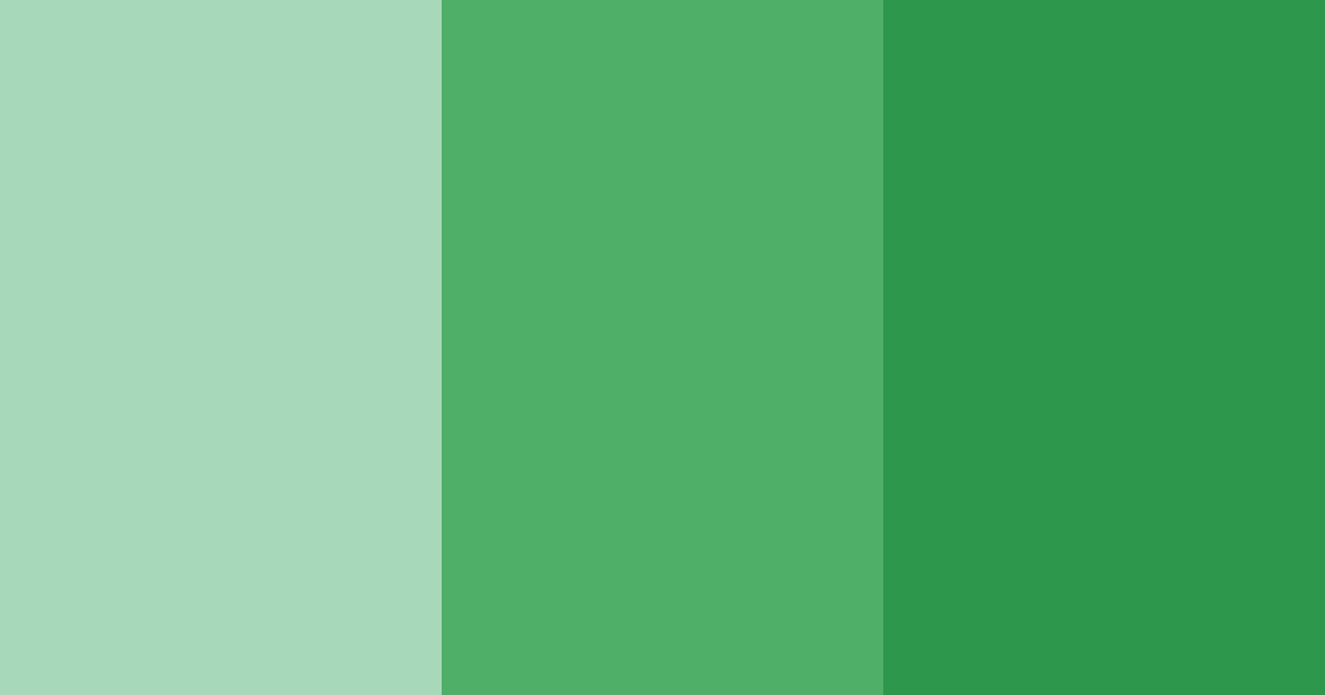 Download emerald serenity color palette PNG image (landscape)