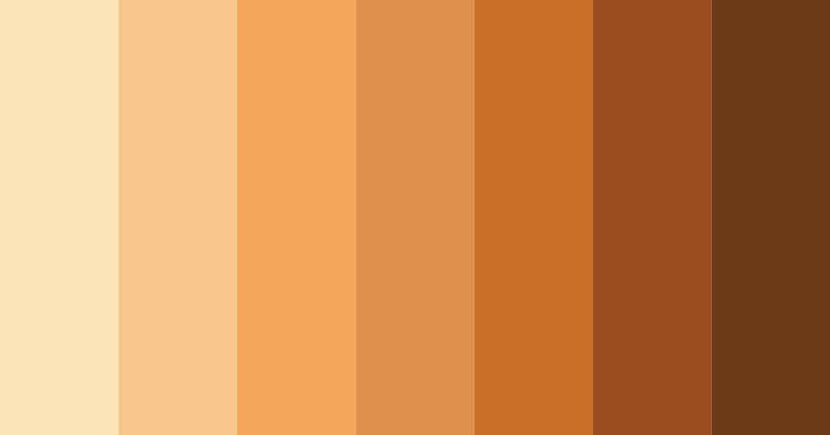 Download golden autumn harvest color palette PNG image (landscape)