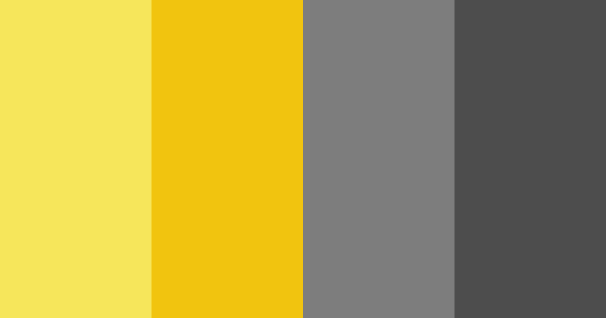 Download black and yellow contrast color palette PNG image (landscape)